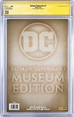 Batman/Superman #1 Édition Musée Italien Signée par Simone Bianchi Cgc Ss 9.8