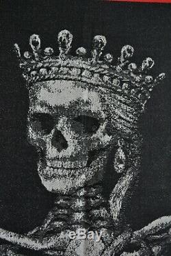 Bnwt Alexander Mcqueen Skeleton Laine Châle Écharpe, Rrp £ 625, Limited Edition