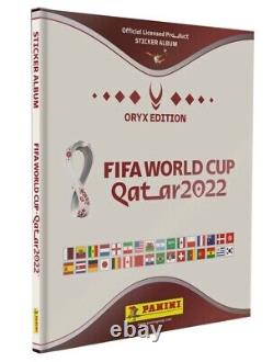 Boîte au trésor Oryx de l'édition suisse de la Coupe du Monde de Panini 2022