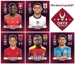 Boîte au trésor Oryx de l'édition suisse de la Coupe du Monde de Panini 2022