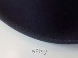 Borsalino Fedora Marque New Black Hat Jhonny Profond Gold Label 56 Limited Edition