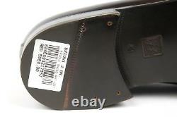 Brioni 1620 $ Nib Limited Edition Robe De Loafer Brun Foncé Chaussures 41 Eu 8,5 Us