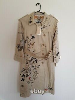 Burberry Ladies Trench Coat (taille 4 Uk, Us 2, Eu 36) Edition Limitée (off White)