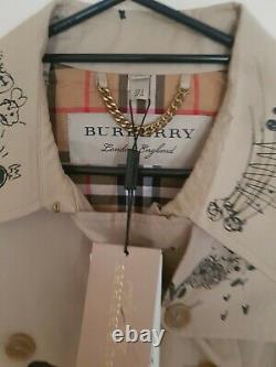 Burberry Ladies Trench Coat (taille 4 Uk, Us 2, Eu 36) Edition Limitée (off White)