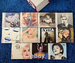 COFFRET MADONNA ITALIEN (9 CD & 2 DVD) BOÎTE PROMO SLIPCASE ITALIE 2008