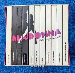 COFFRET MADONNA ITALIEN (9 CD & 2 DVD) BOÎTE PROMO SLIPCASE ITALIE 2008