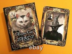 Cat Tarot Cartes Cartes De Jeu Fortune Raconter Rare Vintage Oracle Chats Fournit Cadeau