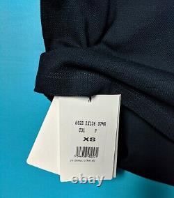Celine Coton Noir Femmes Polo Chemise Manches Courtes Sz Xs Rp$950