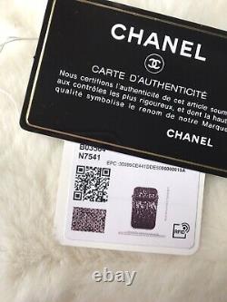 Chanel 20a Support De Téléphone Embrayage Chaîne Woc Wallet Crossbody Tweed Sequin Métallisé