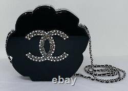 Chanel Camellia Evening Clutch Crossbody Shoulder Bag Limited Edition Nouveau