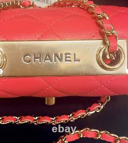 Chanel Classic Mini, Trendy, Rose Brand Nouveau. Boîte, Sac, T.n.-o., Vendu! Le Meilleur