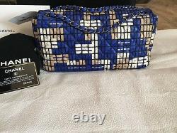 Chanel Limited Edition Royal Blue Hand-woven Leather Flap Bag Nwt Retails 10k Chanel Limited Edition Royal Blue Hand-woven Leather Flap Bag Nwt Retails 10k Chanel Limited Edition Royal Blue Leather Flap Bag Nwt Retails 10k Chanel Limited Edition Royal Blue