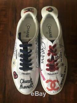 Chanel Williams Pharell Graphite Sneakers Limited Edition Épuisé Taille Eu38.5