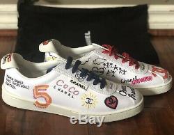 Chanel Williams Pharell Graphite Sneakers Limited Edition Épuisé Taille Eu38.5