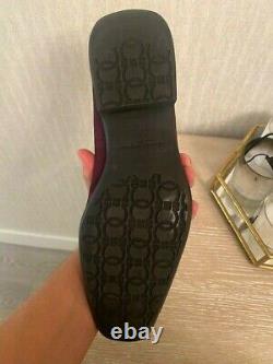 Chaussures Salvatore Ferragamo Men Taille 10.5 Burgundy Limited Edition Brand New