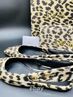Christian Dior Women's Mizza Flats Edition Limitée Taille 39 Nwb Authentique