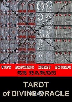 Classique Tarot Cartes Jeu Rare Millésime Mineur Oracle Guide De Livre À La Main Peinte Carte