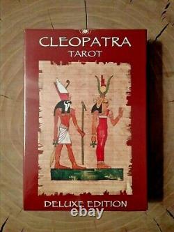 Cleopatra Tarot Deluxe Édition De Lo Scarabeo Oop Rare Nouveau Et Scellé