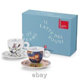 Collection Illy Art 2022 Cappuccino 2 Tasses Giftbox B Edition Limitée Nouveau