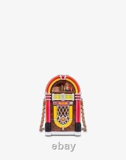 Collection de sacs à bandoulière marron SS22 Moschino Couture Jeremy Scott Jukebox Diner