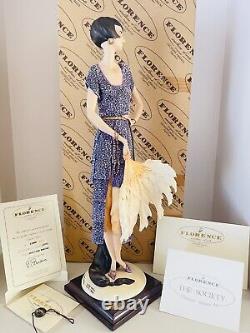 Dame avec éventail 0387C de Giuseppe Armani Ltd Edit My Fair Ladies 1989 Florence NIB