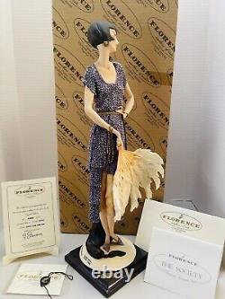 Dame avec éventail 0387C de Giuseppe Armani Ltd Edit My Fair Ladies 1989 Florence NIB