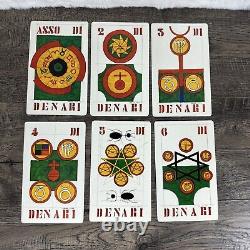 Deck de cartes de tarot Alitalia Vintage 1973 Gianni Novak Italie Édition Limitée