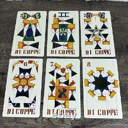 Deck de cartes de tarot Alitalia Vintage 1973 Gianni Novak Italie Édition Limitée