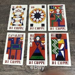 Deck de cartes de tarot Alitalia Vintage 1973 Gianni Novak Italie Édition Limitée