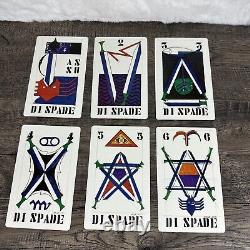 Deck de cartes de tarot Alitalia Vintage 1973 Gianni Novak Italie Édition Limitée