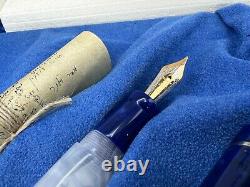 Delta Israel 50th Anni Limited Edition Fontaine Pen 18k Med Nouvelle Année En Box 1998