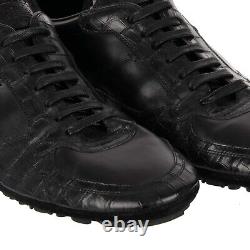 Dolce & Gabbana Bas-top Croco Crown Sneaker Shoes King Driver 44 Us 11 12073