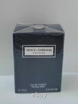 Dolce&gabbana Pour Homme 2.5oz / 75ml Edt Homme Euroitalia 1994 Vintage Version