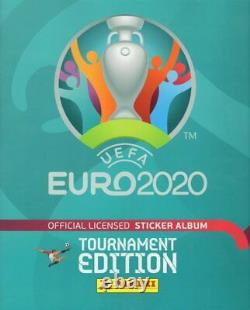 Édition De Tournament Euro 2020 Set De Composition 654 + Album Vide, Édition Bleuea