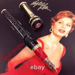 Édition limitée Montegrappa 1934 Sophia Loren Stylo plume en or 18 carats