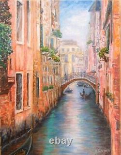 Édition limitée d'art fine 2/25 - Impression Giclée du paysage urbain de Venise, Italie avec un certificat d'authenticité