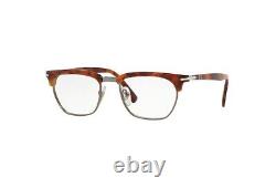 Édition spéciale Persol Tailoring Clubmaster Tort Silver Brnz Lunettes de vue Po3196v 1072 Nouvelles