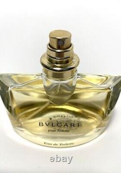 Élégance Florale ! Bvlgari pour Femme Eau Toilette 50ml. Discontinué. Flacon