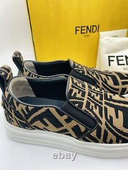 Fendi Women's Rise Ff Limited Edition Sneakers Taille 39 Nwb Authentique