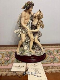 Figurine Giuseppe Armani Bacco & Arianna 0419-C ÉDITION LIMITÉE Avec COA #272