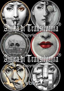 Fornasetti Tarot Cartes Carte Jeu De Carte Millésime Rare Grand Arcana Oracle Livre Guide Ensemble