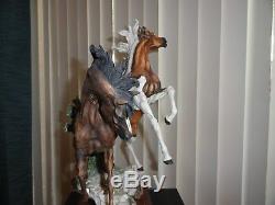 Giuseppe Armani Etalons Limited Edition Figurine Cheval Statue # 0572s