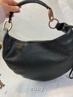 Gucci Limited Edition Black Leather Hobo/sholder Guccissima Bag, Italie, Nouveau
