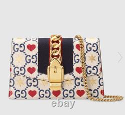 Gucci Sylvie Chinois Valentines Day Special Edition Mini. T.n.-o. 1410 $! Authentique