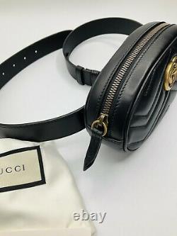 Gucci Women's Fanny Pack Couleur Noir Model 476434 T.n.-o. Taille Autoentique 95/38