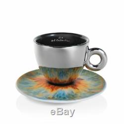 Illy Art Collection 6 Coupes Cappuccino Marc Quinn Iris Limited Edition