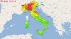 Italie Covid 19 Coronavirus Croissance Dans Carte Par Provinces Version 9 Avril