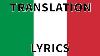 Italie Hymne National English Paroles Et Traduction Version Courte Inno Nazionale Italiano