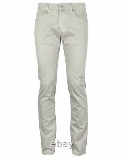 Jacob Cohen Cotton Pantalons Bard Premium Edition Denim In Beige-grey Regeur350