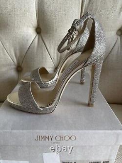 Jimmy Choo Misty 120 Platine Ice Platform Chaussures